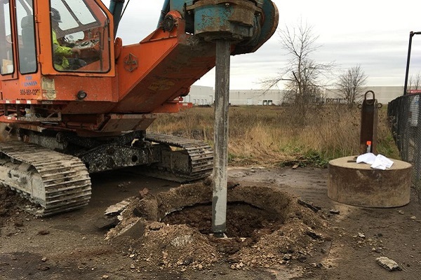 Crane Mounted Drill Rigs